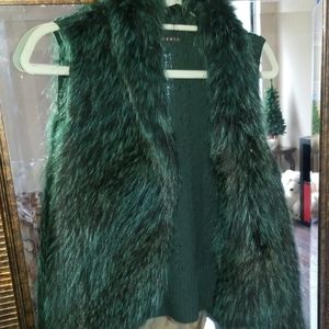 Theory fur vest